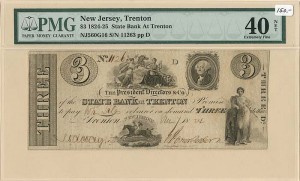 State Bank at Trenton - Obsolete Currency Note